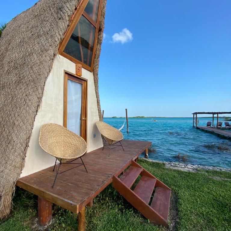 Hotel CasaBakal - A pie de Laguna - Bacalar - Bungalow - Frente al agua - 3