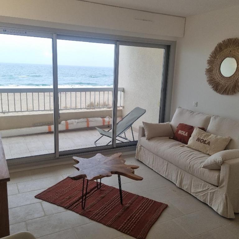 Sur la plage avec vue plongeante sur la mer - Appartement 1 Chambre - 2