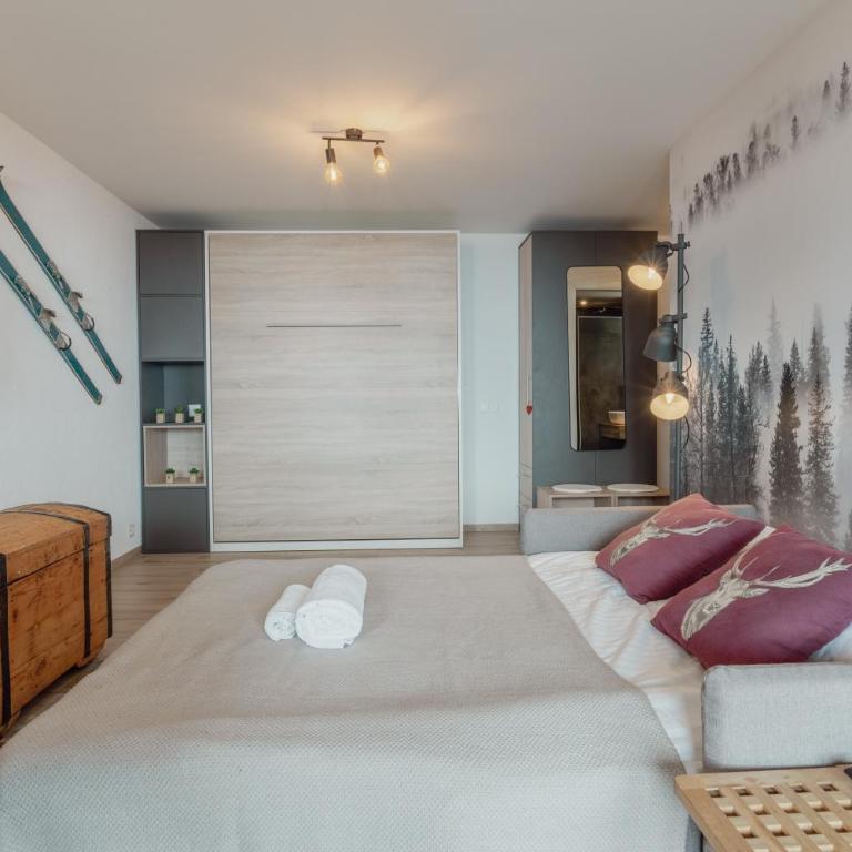 Studio rénové avec vue imprenable sur les Alpes - Studio - 6