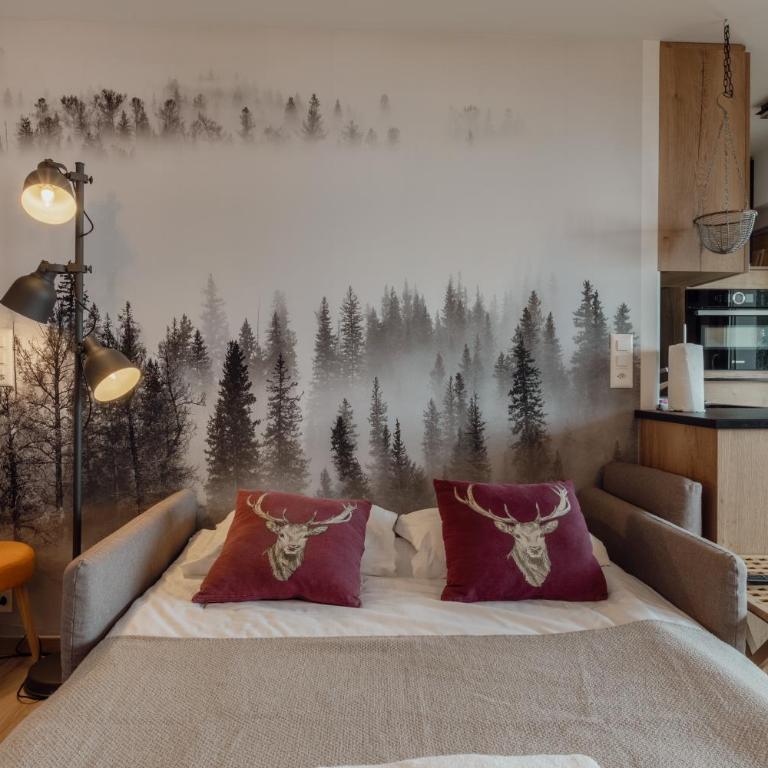 Studio rénové avec vue imprenable sur les Alpes - Studio - 17