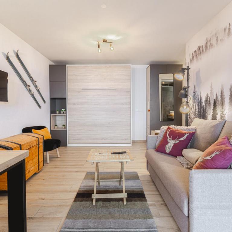 Studio rénové avec vue imprenable sur les Alpes - Studio - 1