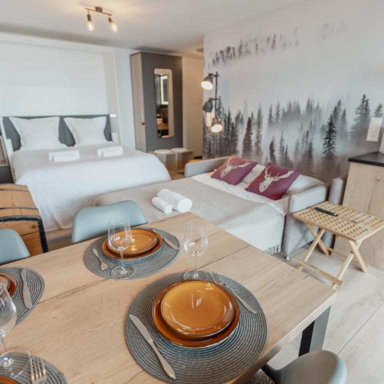 Studio rénové avec vue imprenable sur les Alpes - Studio - 21