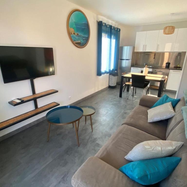 F2 à Collioure avec piscine et tennis - Appartement avec Balcon - 24