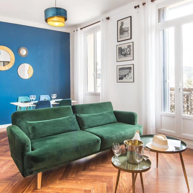 5mn Palais des festivals - Vue sur le Port - BS - Apartment mit 2 Schlafzimmern - 12