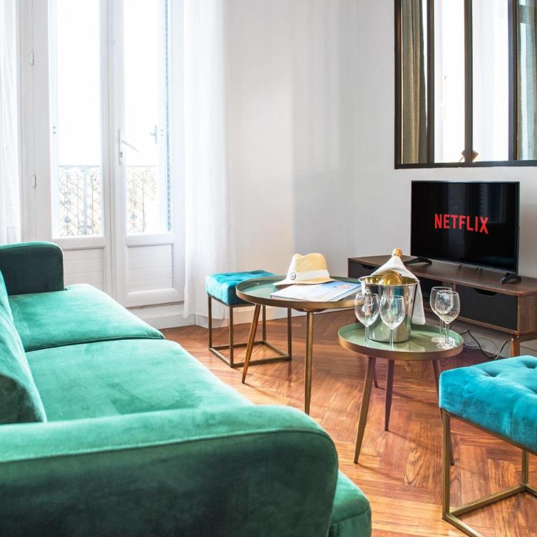 5mn Palais des festivals - Vue sur le Port - BS - Apartment mit 2 Schlafzimmern - 13