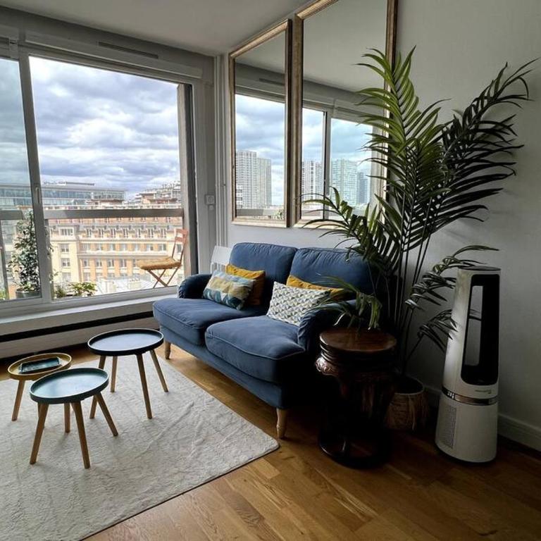 Tour Eiffel - Studio vue imprenable au-dessus des toits, balcon - Studio Supérieur - 56
