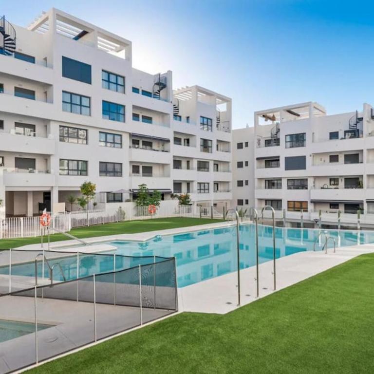 Estepona terrace, parking & pool Apartment - Apartamento de 1 dormitorio - 39