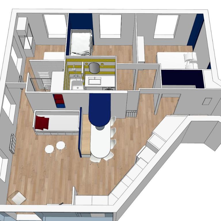 La Serrisienne 7 - Val d'Europe - Disneyland Paris - 6 à 8 Personnes - Apartment mit 3 Schlafzimmern - 19