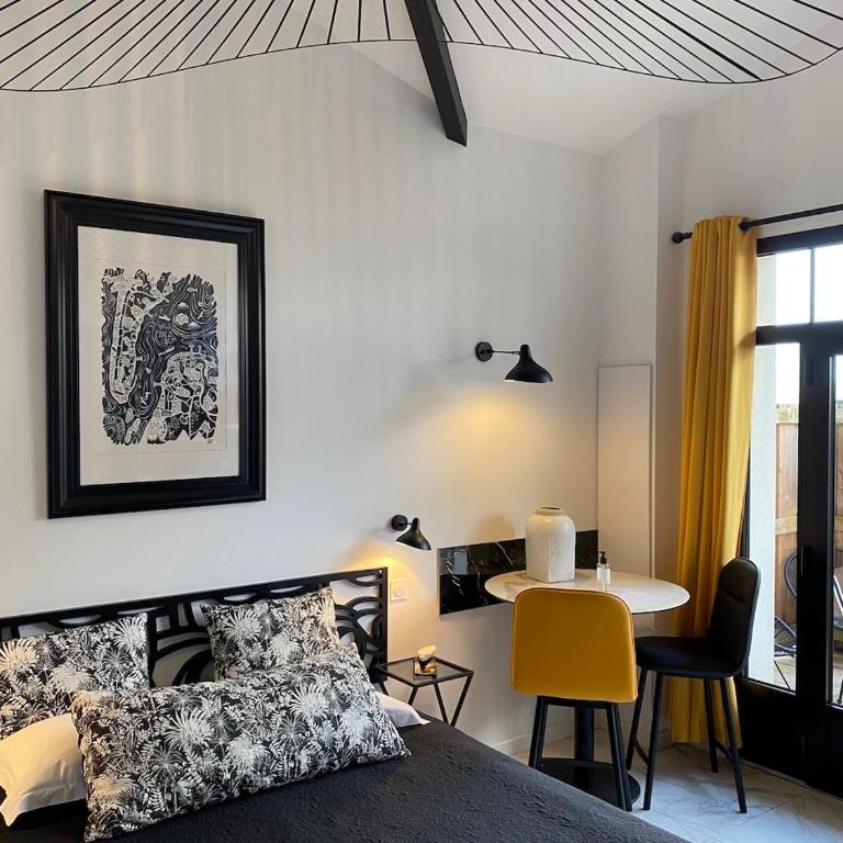 Hôtel particulier - Les lodges du Bassin d'Arcachon- Suites privées haut de gamme- Clim-Parking privé - Suite - 1