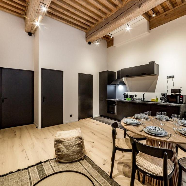 AllinLyon | Exceptionnel et paisible suite Moulin - Superior Apartment mit 2 Schlafzimmern - 3