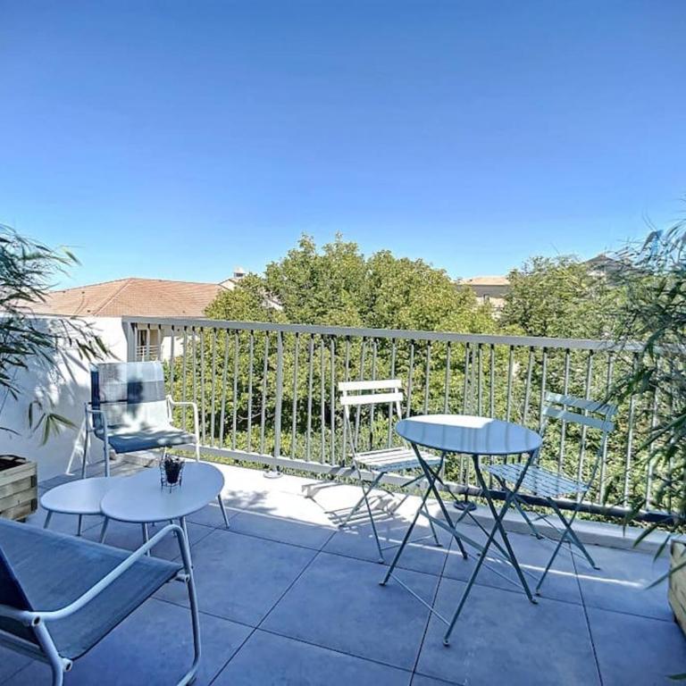 Studio Villa Serena piscine centre ville - Appartement 1 Chambre - 16