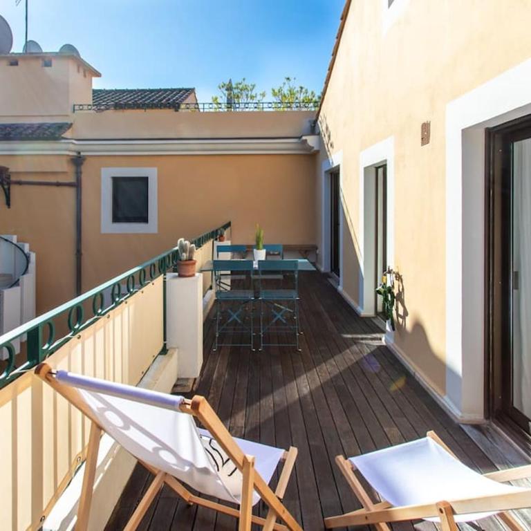 #11 Staywizus - Alex suite terrace parking AC 2 BDR 5mins to sea - Appartement 2 Chambres - 13