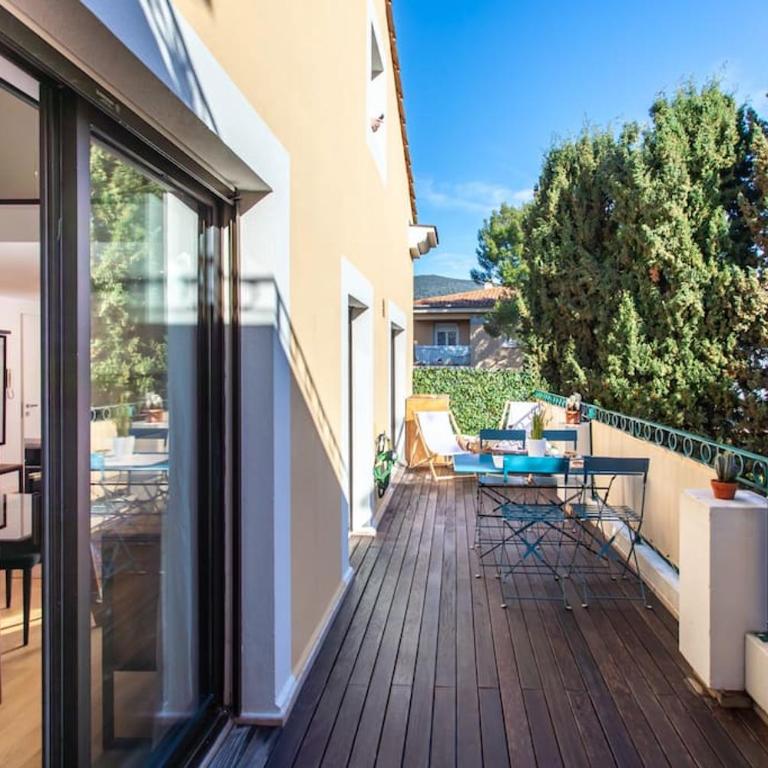 #11 Staywizus - Alex suite terrace parking AC 2 BDR 5mins to sea - Appartement 2 Chambres - 21