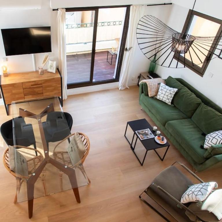 #11 Staywizus - Alex suite terrace parking AC 2 BDR 5mins to sea - Appartement 2 Chambres - 43