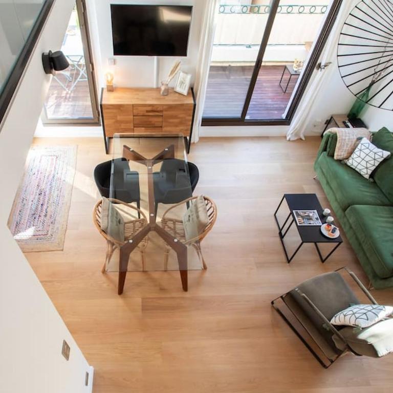 #11 Staywizus - Alex suite terrace parking AC 2 BDR 5mins to sea - Appartement 2 Chambres - 51