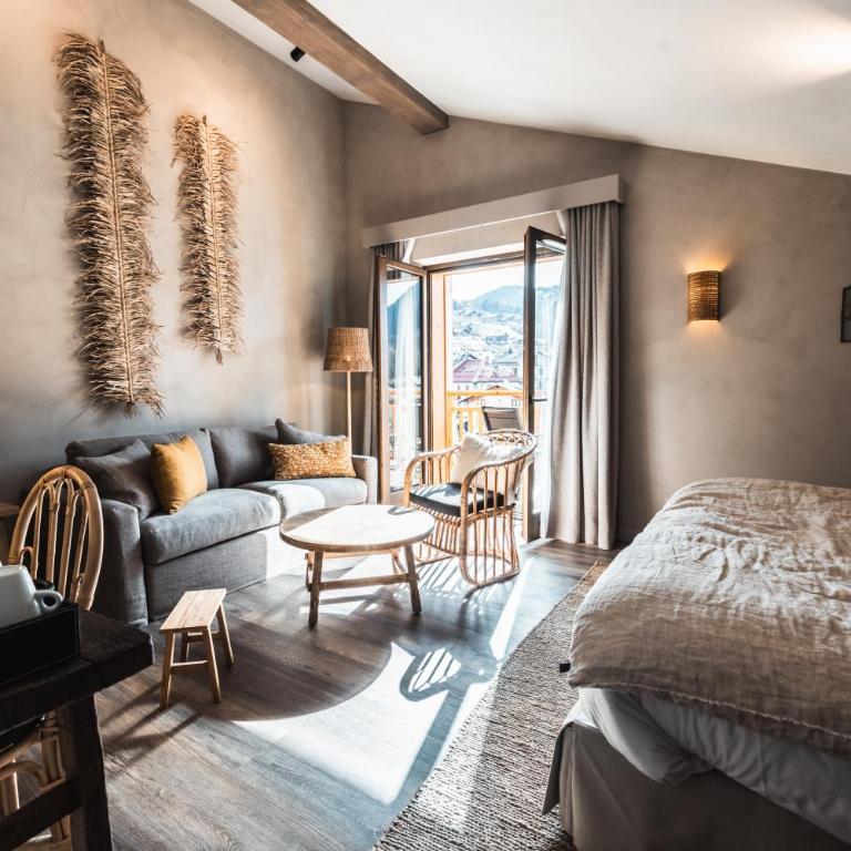 Hôtel de la Roche - Chambre Familiale - Vue sur Montagne - 5
