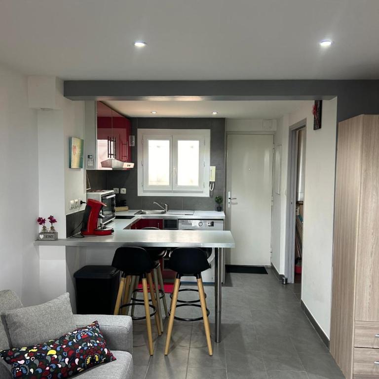Studio face à la mer Villeneuve Loubet - Apartment mit 1 Schlafzimmer - 4