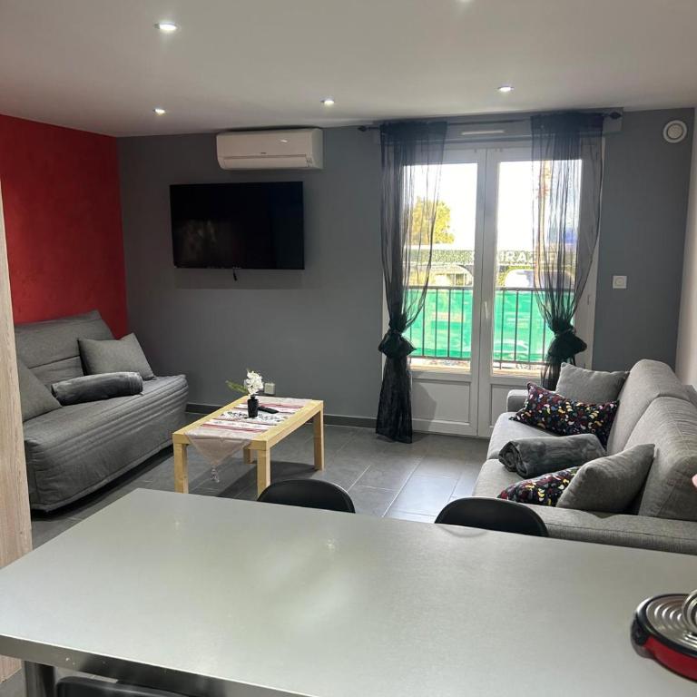 Studio face à la mer Villeneuve Loubet - Apartment mit 1 Schlafzimmer - 6