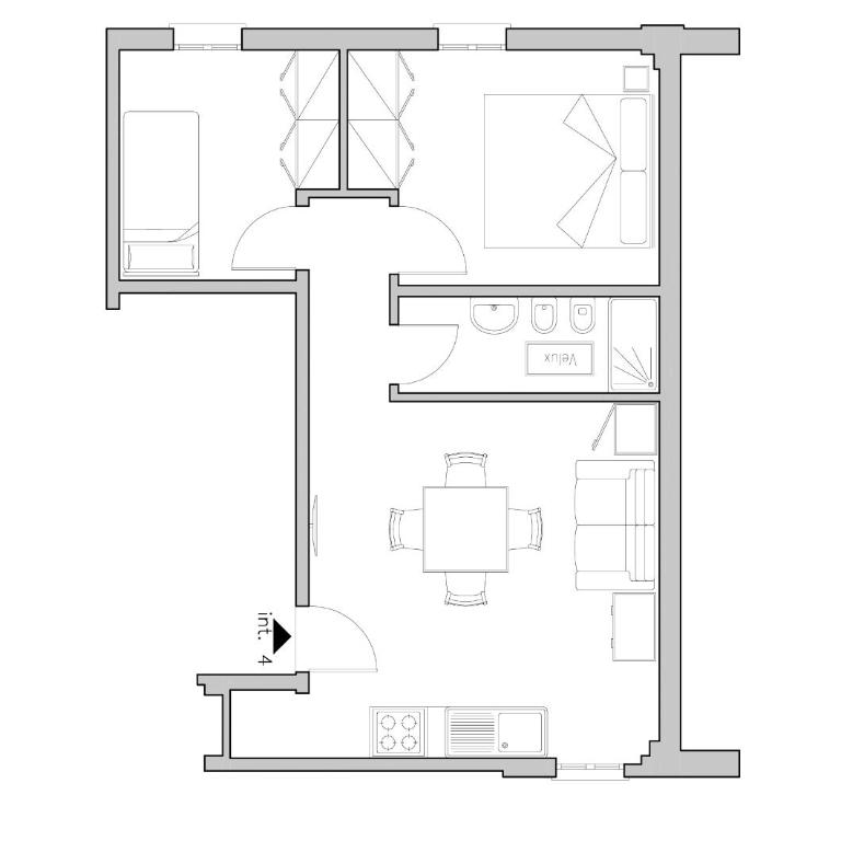 Int 4 - Suite Edoardo by Residence San Luca - Appartamento con 2 Camere da Letto - 24