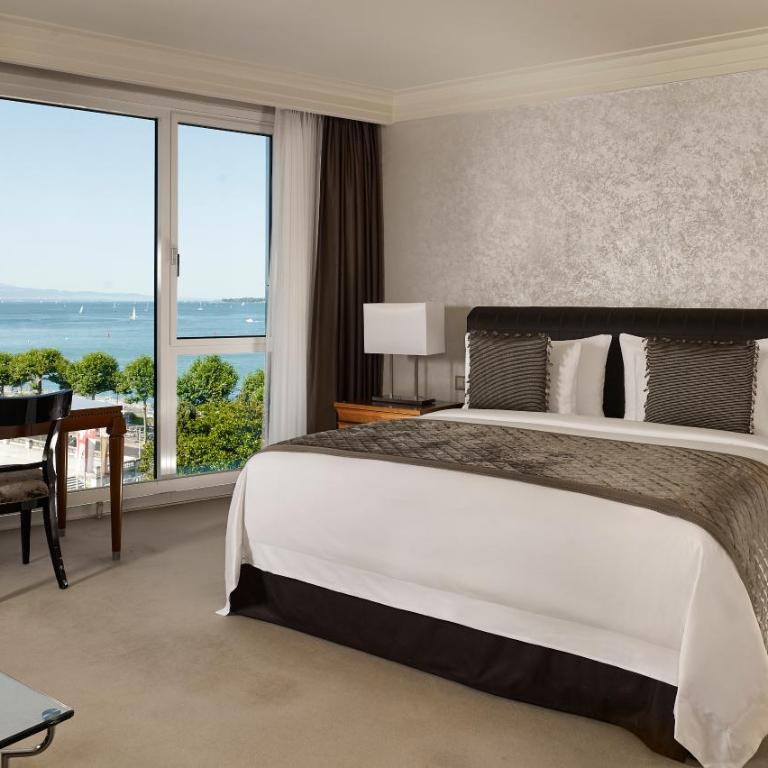 Hotel President Wilson, a Luxury Collection Hotel, Geneva - Suite Junior Lit King-Size d'Angle avec Vue sur Lac - 3
