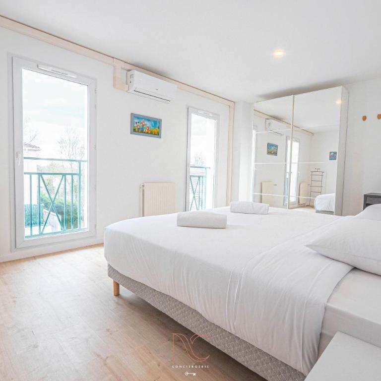 *Disneyland-Paris* 9 pers, 2 parkings, Wifi, AC - Apartment mit 2 Schlafzimmern - 17