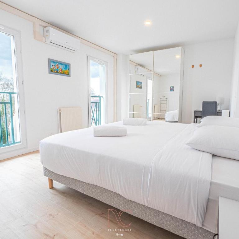 *Disneyland-Paris* 9 pers, 2 parkings, Wifi, AC - Apartment mit 2 Schlafzimmern - 5