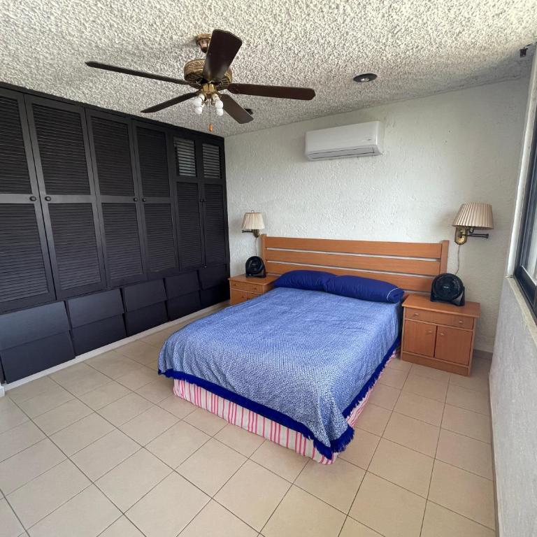 Costera, depa hasta 9 personas con vista al mar, alberca, terraza y aire acondicionado - Apartamento de 3 dormitorios - 6