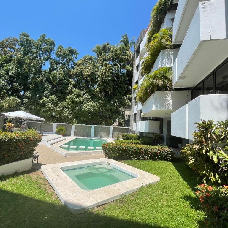 Costera, depa hasta 9 personas con vista al mar, alberca, terraza y aire acondicionado - Apartamento de 3 dormitorios - 14