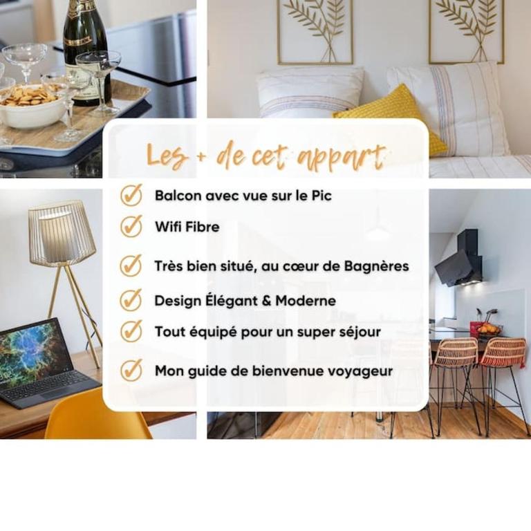 Col du Tourmalet : T3 lumineux avec 2 balcons/wifi - Two-Bedroom Apartment - 7