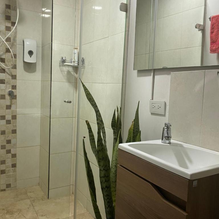 Apartaestudio lindo cómodo, cercano a todo, con portería y parqueadero cubierto gratis!! - Apartamento de 1 dormitorio - 4