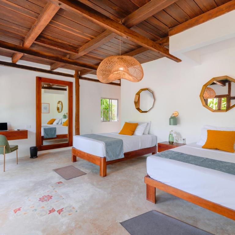 Azulea Bacalar Hotel & Spa - Lagoon Front - Habitación Doble Deluxe - 2 camas dobles - 8