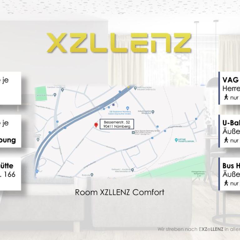 XZLLENZ Traum Studio-Apartment, Frei-Parken, U-Bahn, Küche - Studio - 4