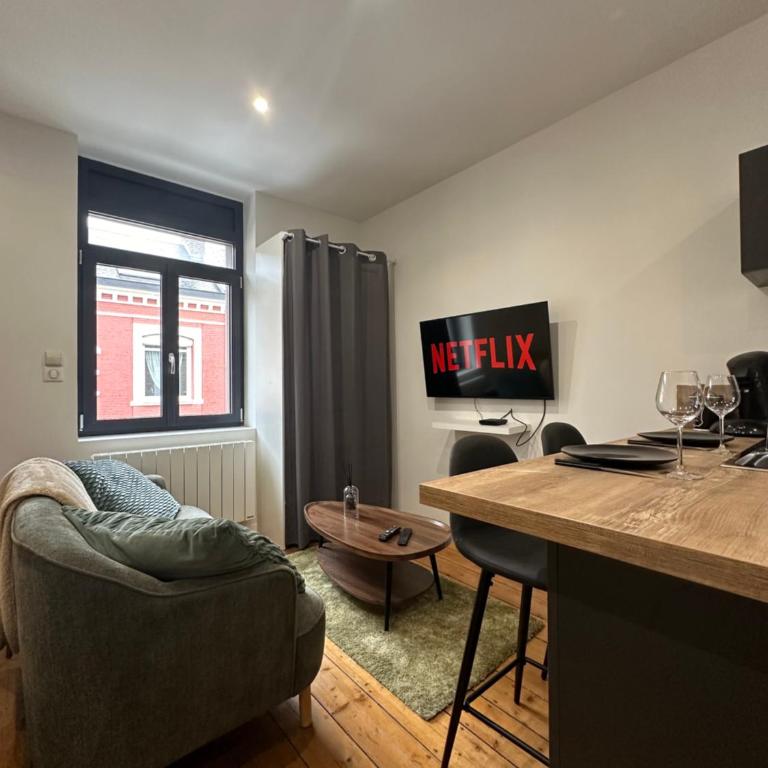 IMMEUBLE ST-PIERRE - GARE 10min - HORTILLONNAGES 5min - WIFI - TV HD - Estudio Superior - 1