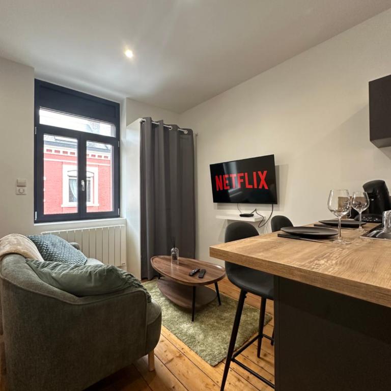 IMMEUBLE ST-PIERRE - GARE 10min - HORTILLONNAGES 5min - WIFI - TV HD - Estudio Superior - 9