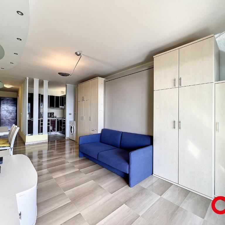 Studio spacieux, climatisé avec vue mer, piscine, WIFI et parking privé à Menton - FR-1-647-29 - Monolocale - 6