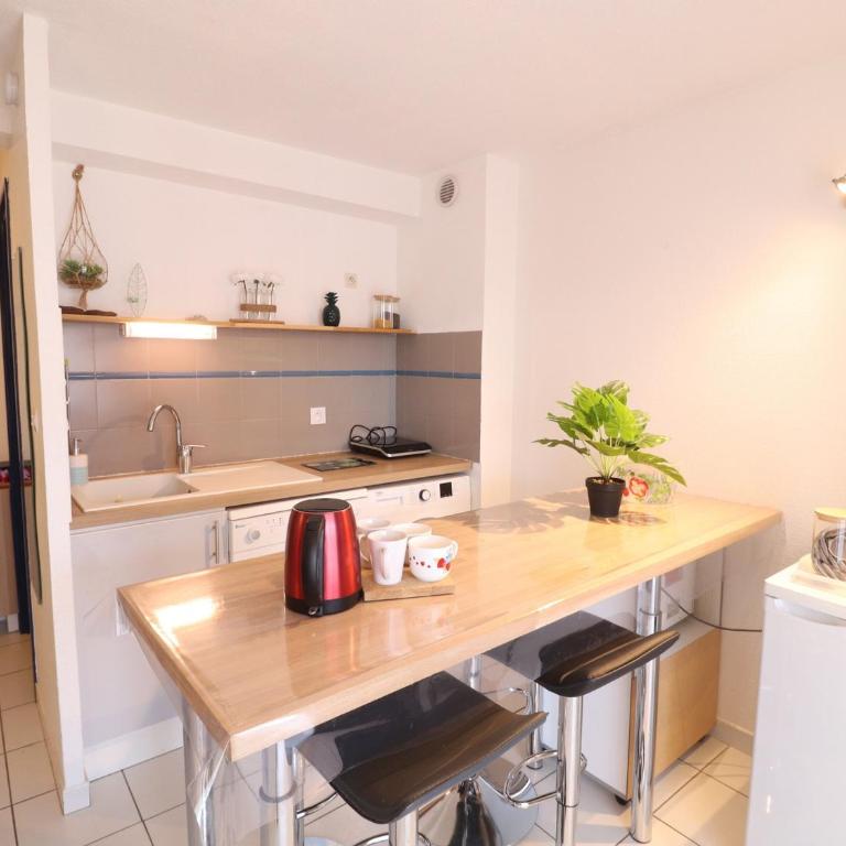 Joli T2 rénové avec terrasse et piscine, accès direct plage - FR-1-472A-302 - Apartment - 3