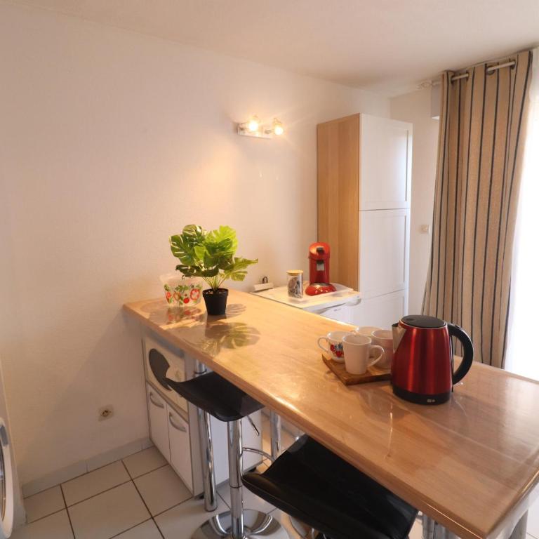 Joli T2 rénové avec terrasse et piscine, accès direct plage - FR-1-472A-302 - Apartment - 5