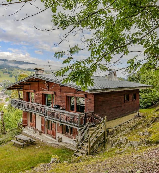 SOMPTUEUX CHALET BARON MEGEVE VUE.Jaccuzi.4 mn a pied au centre - Chalet - 33