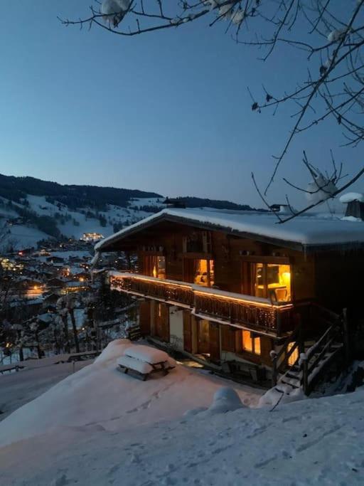 SOMPTUEUX CHALET BARON MEGEVE VUE.Jaccuzi.4 mn a pied au centre - Chalet - 35