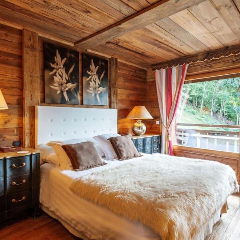 SOMPTUEUX CHALET BARON MEGEVE VUE.Jaccuzi.4 mn a pied au centre - Chalet - 38