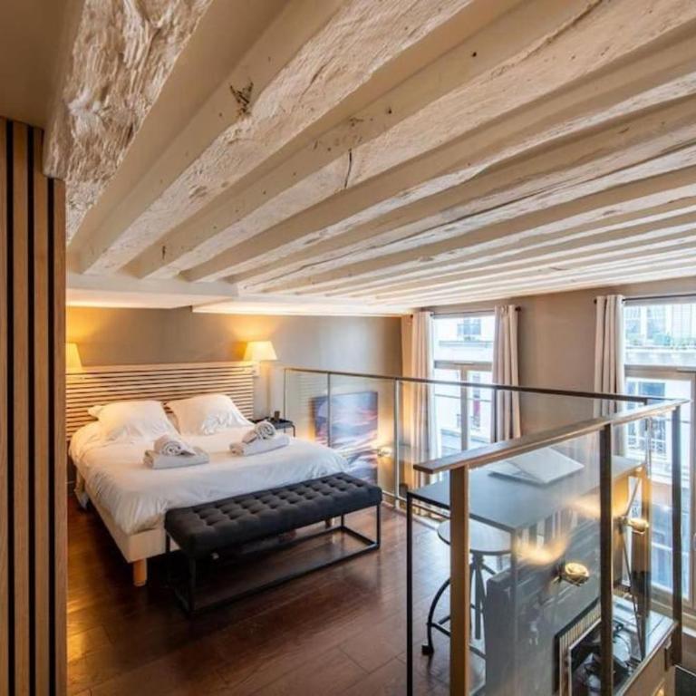 Paris 1er - Magnifique duplex - Appartement 1 Chambre - 18