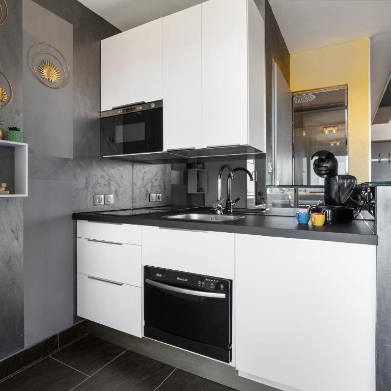Le Mirror - Vue Mer - Port Nature - Parking - Village Naturiste - Appartamento con 1 Camera da Letto - 9