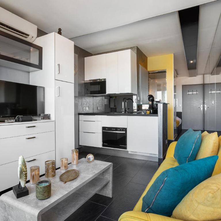 Le Mirror - Vue Mer - Port Nature - Parking - Village Naturiste - Appartamento con 1 Camera da Letto - 7