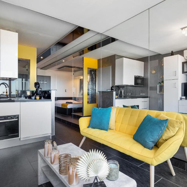 Le Mirror - Vue Mer - Port Nature - Parking - Village Naturiste - Appartamento con 1 Camera da Letto - 8