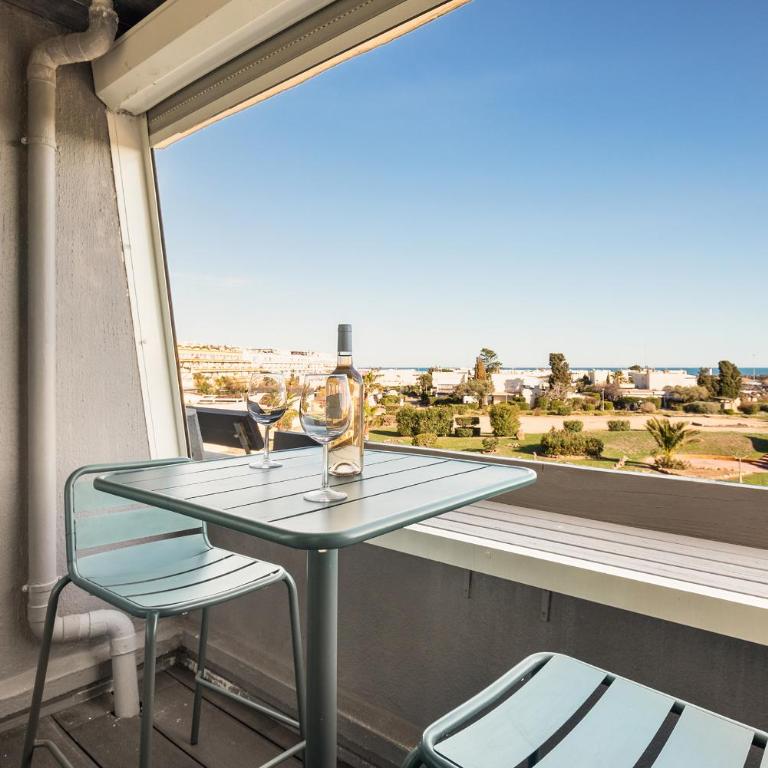 Le Mirror - Vue Mer - Port Nature - Parking - Village Naturiste - Appartamento con 1 Camera da Letto - 13