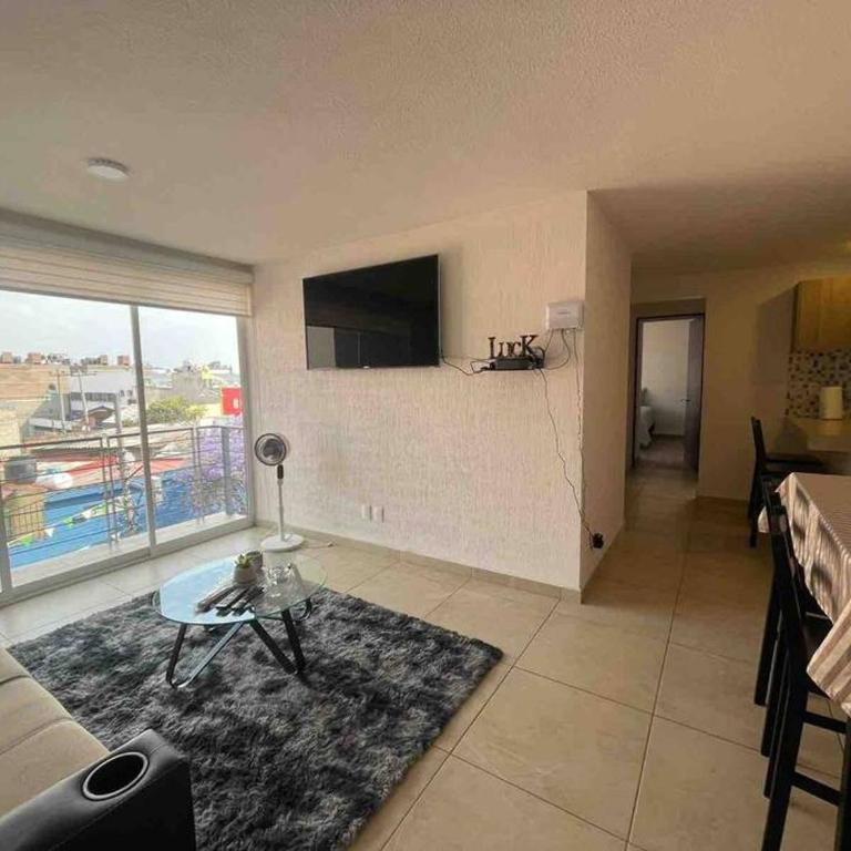 Departamento a 5 min. del Aeropuerto CDMX. - Apartamento de 2 dormitorios - 1