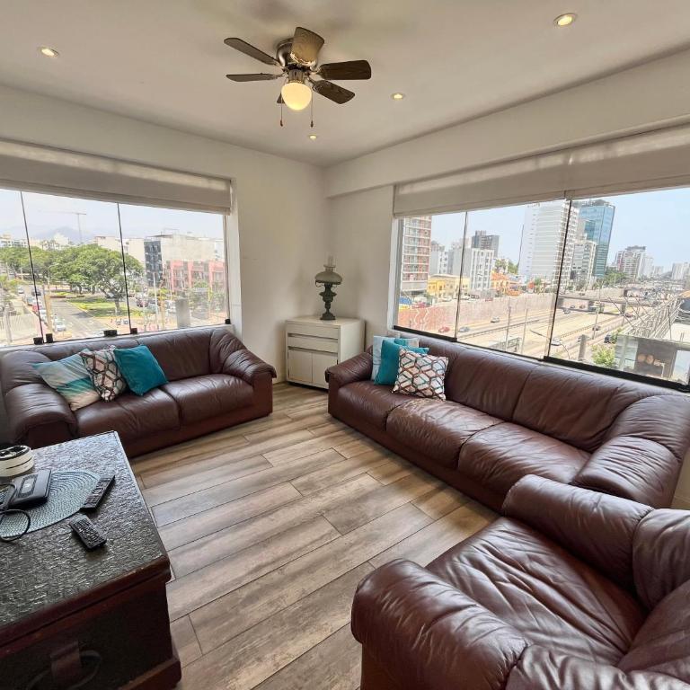 Céntrico Apartamento Parque Kennedy Miraflores - One-Bedroom Apartment - 3