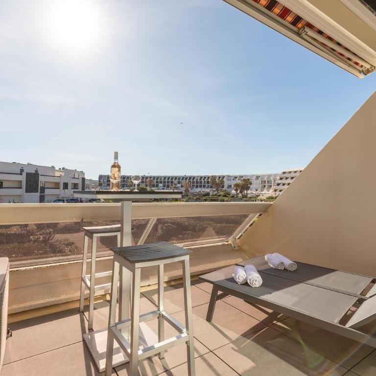 Imperial Luxe Héliopolis Terrasse ensoleillée Parking Plage à pied - Village Naturiste - Apartment mit Terrasse - 16