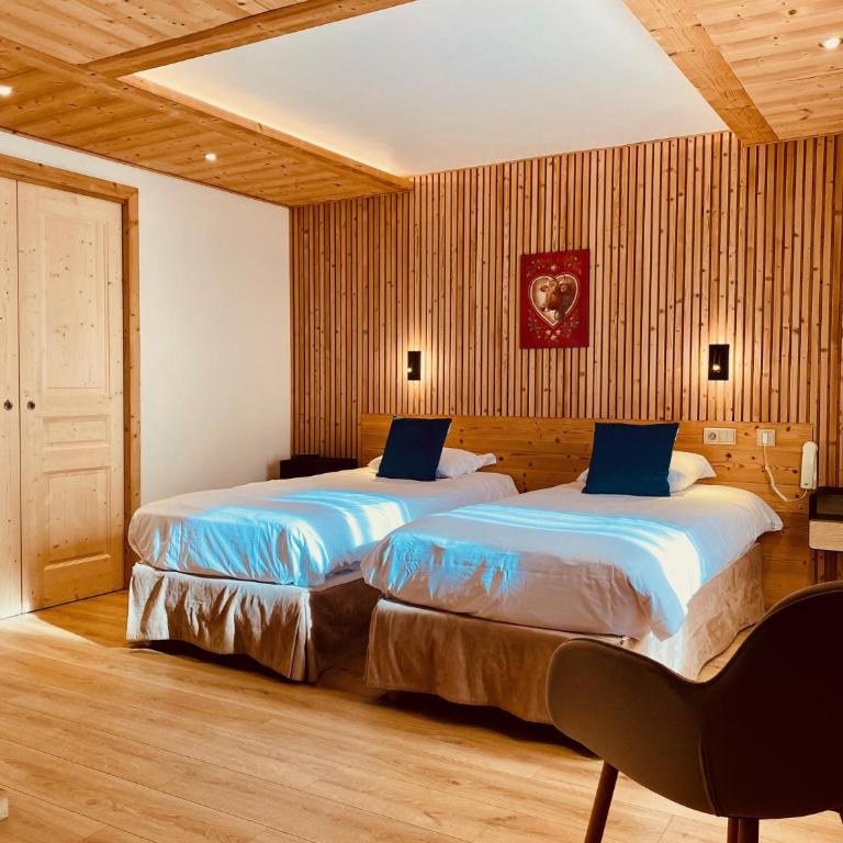 Hotel Alpina - Chambre Lits Jumeaux - 1