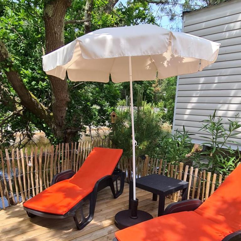 Joli Bungalow Cap Ferret Camping les Viviers - Mobile Home - 16